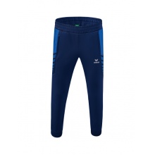 Erima Training Pants Six Wings Worker long (100% Polyester, sporty fit) royal blue/navy blue Boys